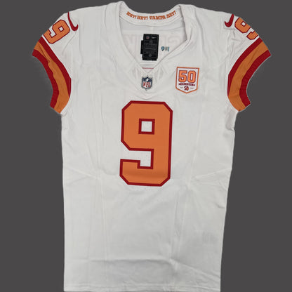 Emeka Egbuka TEAM ISSUED 🔥 Tampa Bay Buccaneers Nike NFL Iconic 1976 Jersey 👕 Also includes Certificate of Authenticity