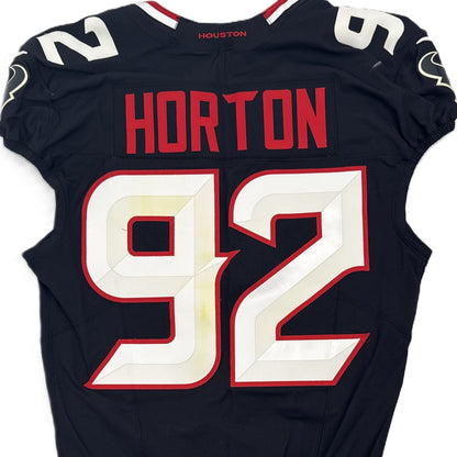 Dylan Horton GAME WORN 💪 09/07/2025 Houston Texans NFL Jersey 🎽 vs. Los Angeles Rams🐏