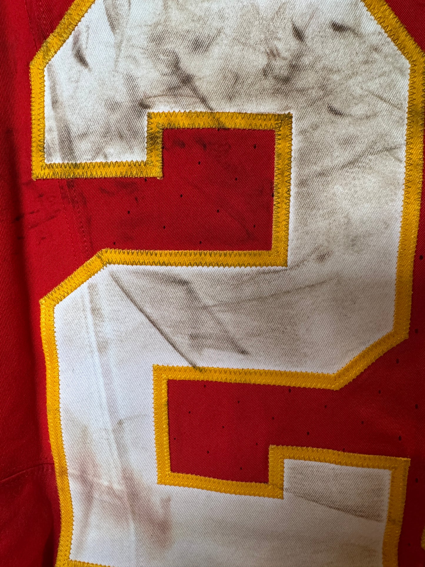 Kareem Hunt GAME-USED💪09/28/25 Kansas City Chiefs NFL Jersey🎽vs. Baltimore Ravens