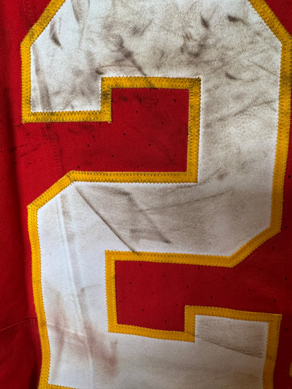 Kareem Hunt GAME-USED💪09/28/25 Kansas City Chiefs NFL Jersey🎽vs. Baltimore Ravens