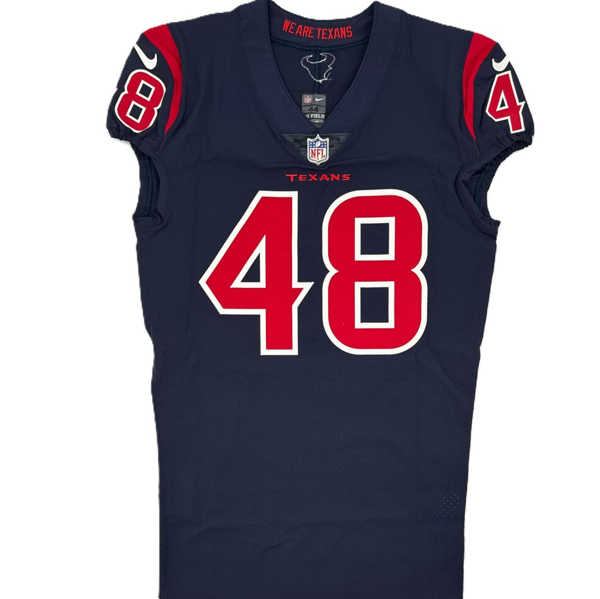 Christian Harris TEAM-ISSUED 💪 Color Rush 🎨 Houston Texans NFL Jersey 👕 Also Inc. COA🛡️