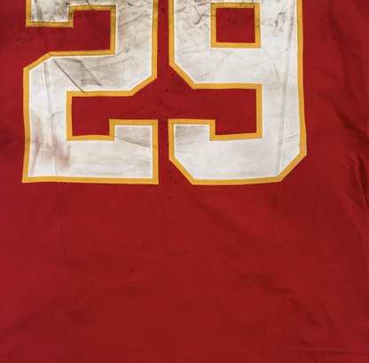 Kareem Hunt GAME-USED💪09/28/25 Kansas City Chiefs NFL Jersey🎽vs. Baltimore Ravens