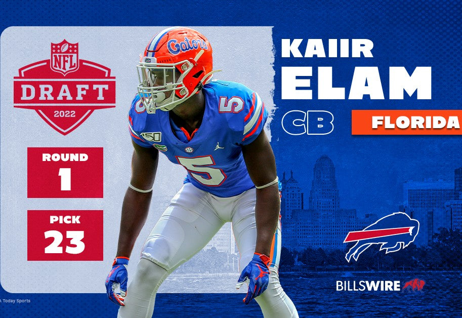 Kaiir Elam GAME WORN💪10/20/24 PHOTO MATCHED📸Bills🦬NFL Jersey🎽Nike| PSA COA vs.Titans