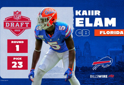 Kaiir Elam GAME WORN💪10/20/24 PHOTO MATCHED📸Bills🦬NFL Jersey🎽Nike| PSA COA vs.Titans