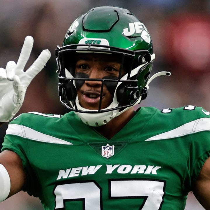 Bryce Hall Hand Signed AUTHENTIC 💪 New York Jets Jersey 👕 Also includes Professional Sports Authenticator COA 🛡️