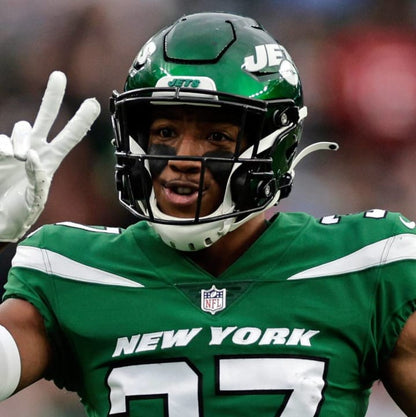 Bryce Hall Hand Signed AUTHENTIC 💪 New York Jets Jersey 👕 Also includes Professional Sports Authenticator COA 🛡️