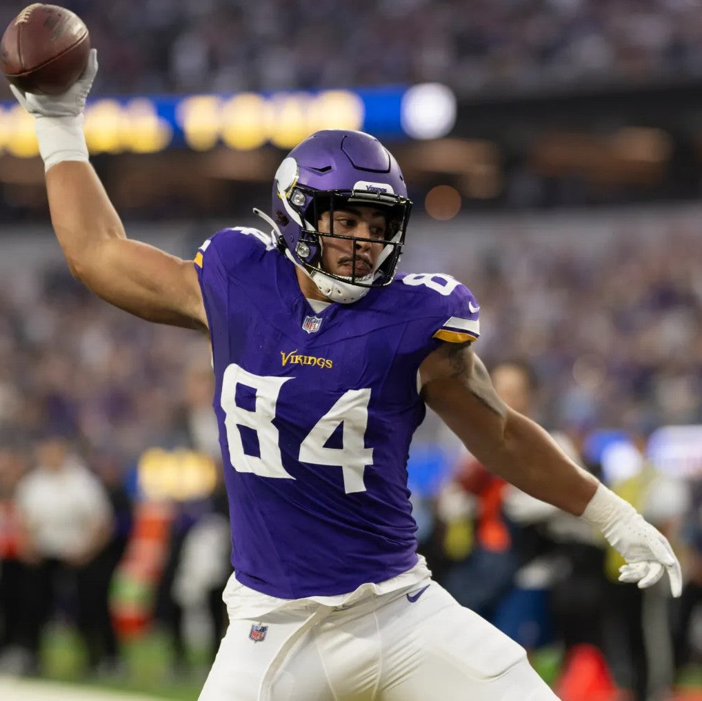 Josh Oliver GAME WORN💪11/20/22 Ravens💜vs. Panthers🐾On-Field NFL Nike Jersey Worn during the November 20, 2022 victory vs. Carolina Panthers