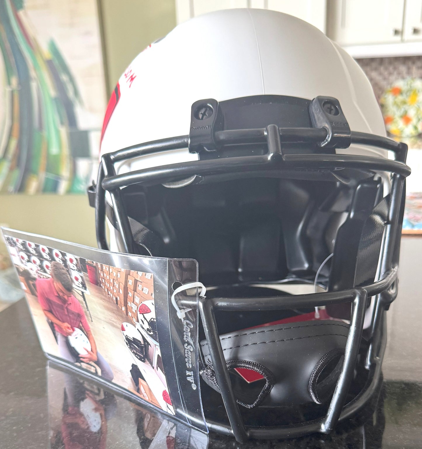 Trent Green Signed Kansas City Chiefs Full-Size Authentic On-Field Lunar Eclipse Alternate Speed Helmet Inscribed "Chiefs Kingdom"
