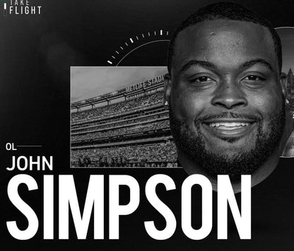 John Simpson GAME USED 💪 10/06/2024 PHOTO MATCHED 📸 New York Jets Nike NFL Jersey 👕vs. Minnesota Vikings in London 🌍 Also includes PSA Authenticity🛡️