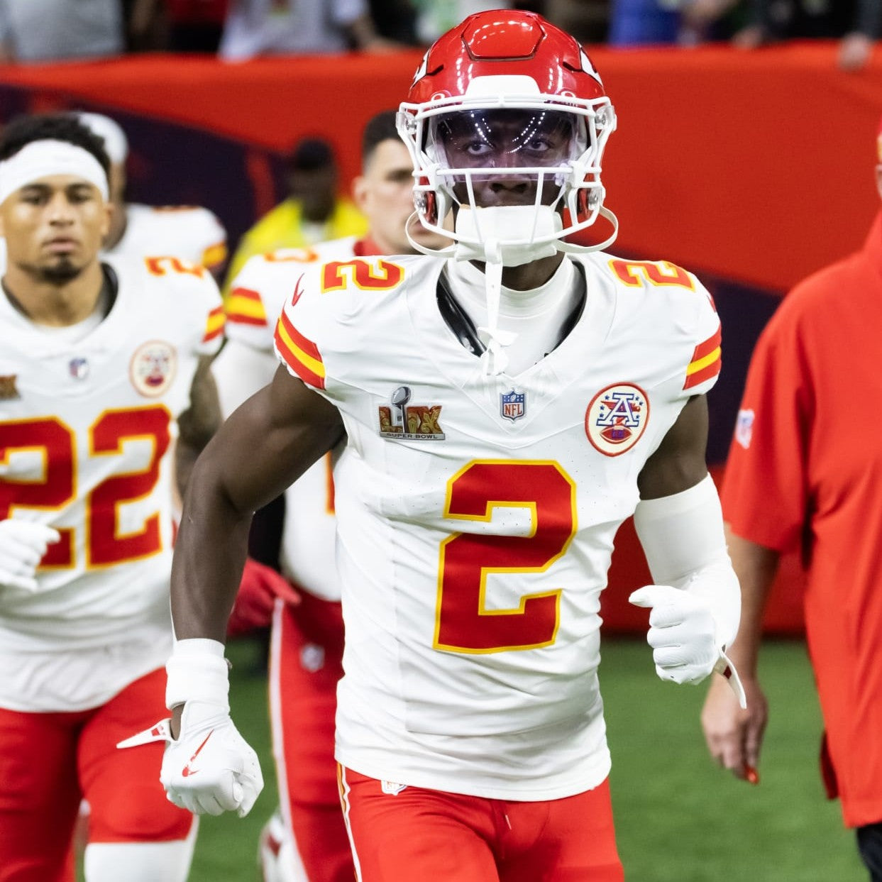 Joshua Williams GAME-USED💪09/05/25 Kansas City Chiefs NFL Jersey vs. Los Angeles Chargers