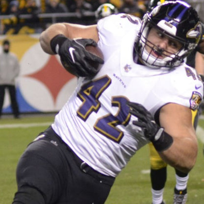 Patrick Ricard GAME-WORN💪10/06/24 PHOTO-MATCHED📸Baltimore Ravens💜NFL Jersey victory vs.Bengals