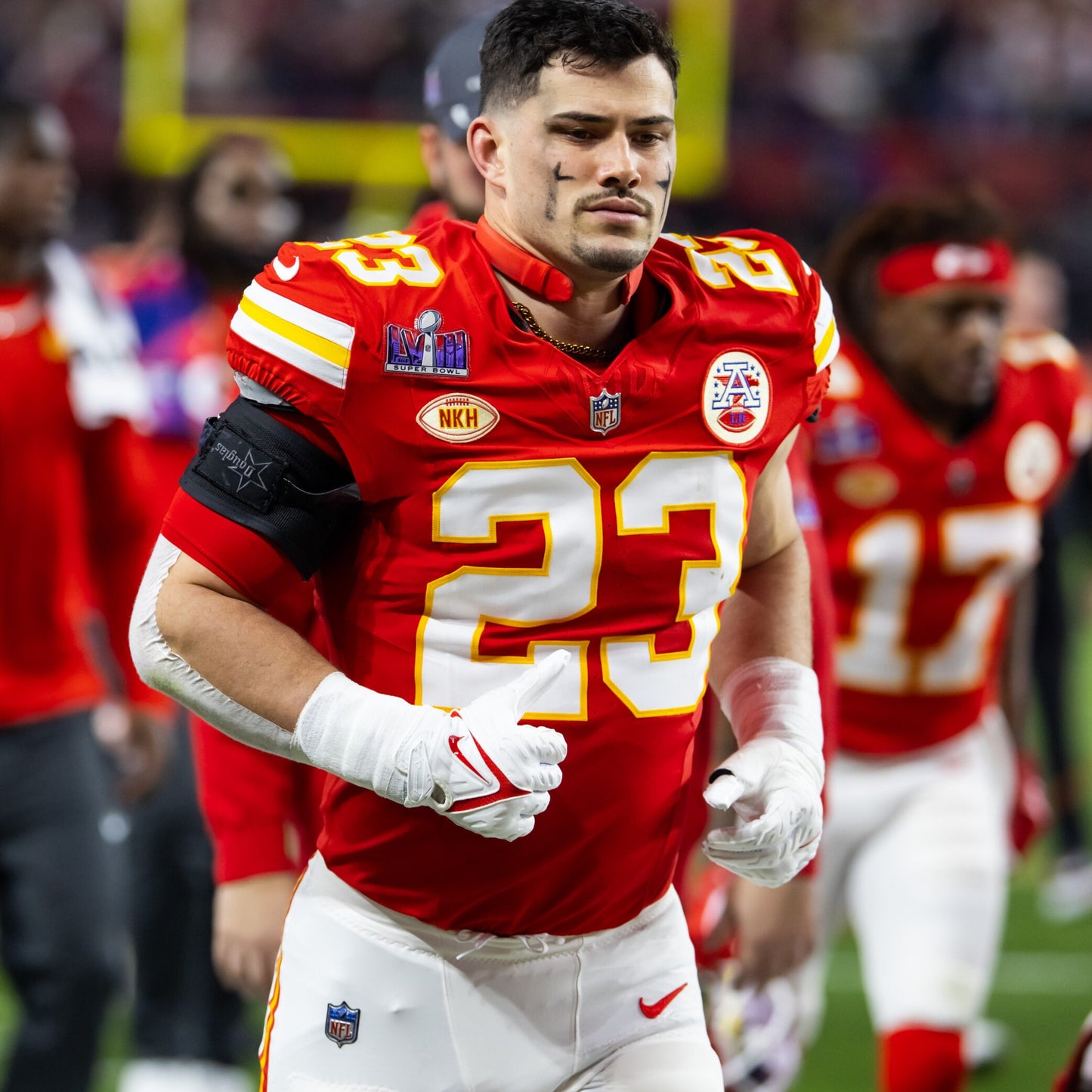 Drue Tranquill GAME-USED💪09/28/25 Kansas City Chiefs NFL Jersey🎽vs. Baltimore Ravens
