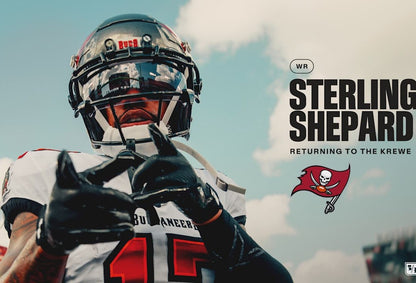 Sterling Shepard Signed and Inscribed GAME WORN 10/12/25 Tampa Bay Buccaneers Jersey vs. San Francisco 49ers Also includes COA 🛡️