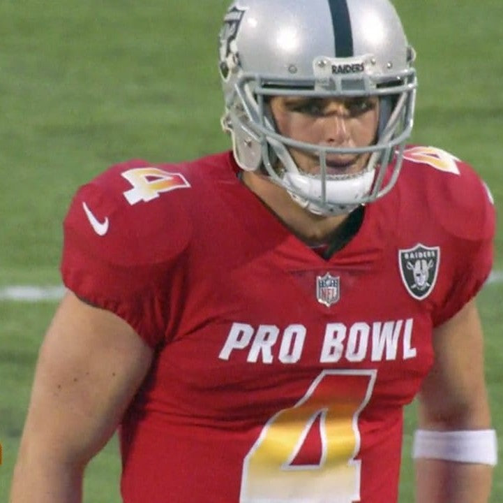 Derek Carr Game-Issued🦾Pro Bowl NFL On-Field Jersey👕Las Vegas Raiders🏴‍☠