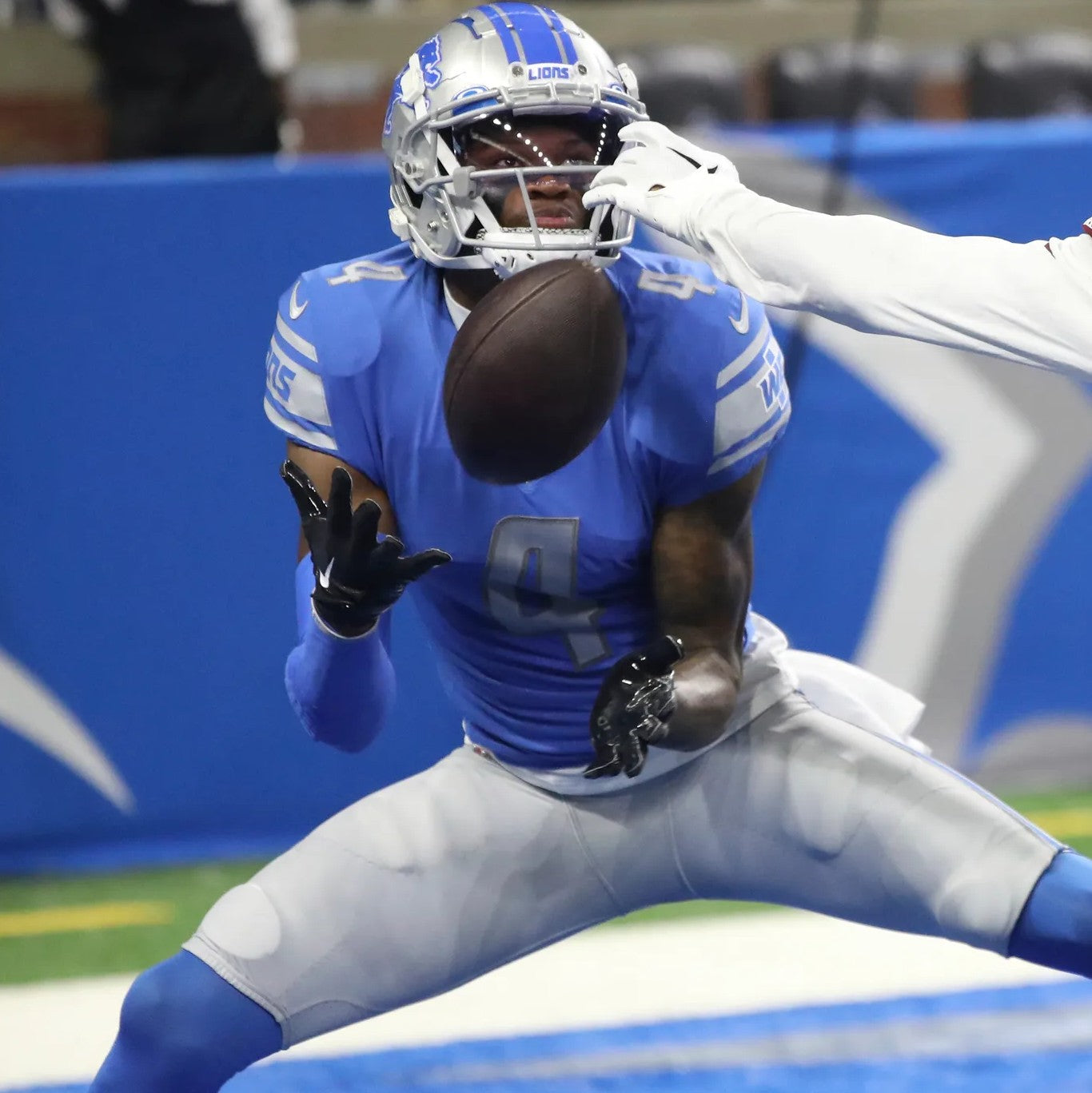 D.J. Chark Jr. GAME WORN💪Detroit Lions🦁Nike NFL Jersey👕 also includes PSA Certification🛡️