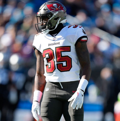 Jamel Dean GAME WORN 💪 11/09/25 Tampa Bay Buccaneers On-Field Nike NFL Jersey 👕 vs. Patriots Inc. COA