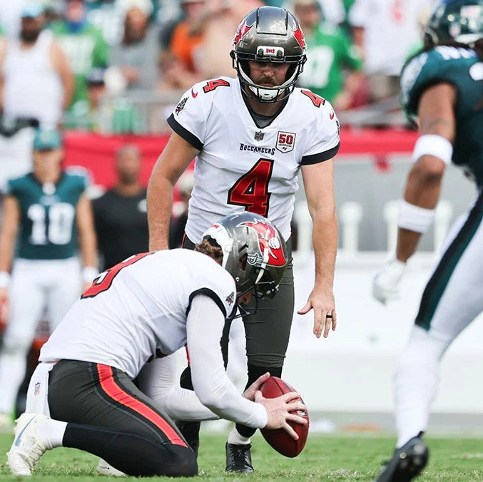 Riley Dixon GAME WORN 💪 11/09/25 Buccaneers On-Field NFL Jersey 👕 vs. Patriots Includes COA 📄