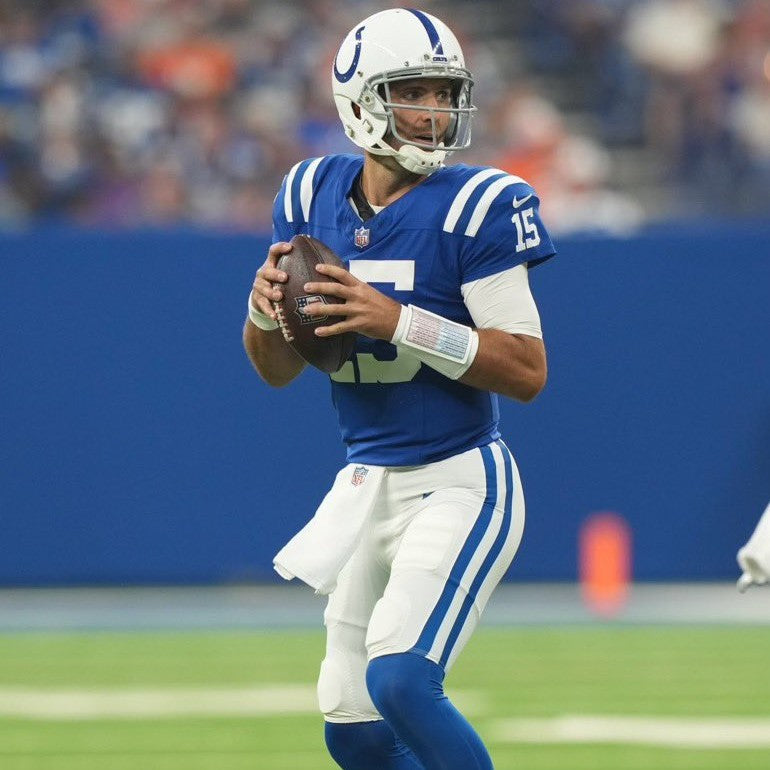 Joe Flacco Hand SIGNED ✍️ TEAM ISSUED 💪 Indianapolis Colts NFL Nike Jersey 👕 Inc. COA 🛡️