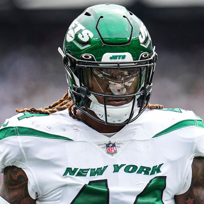 Jamien Sherwood GAME WORN 10/10/21 PHOTO MATCHED 📸 New York Jets NFL Jersey vs Atlanta Falcons Also includes PSA COA 🛡️