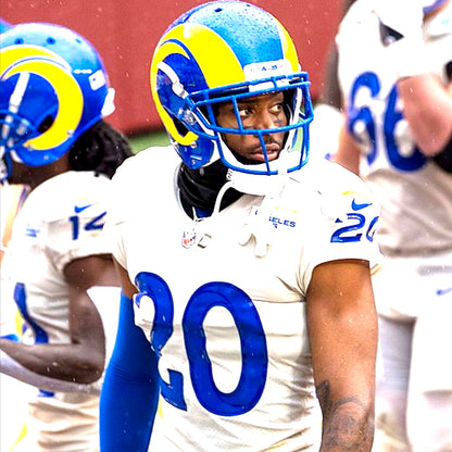 Jalen Ramsey TEAM-ISSUED💪Los Angeles Rams🐏NFL On-Field Jersey👕Inc. COA📄