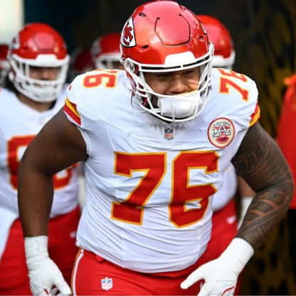 Kingsley Suamataia GAME-USED💪 11/02/25 Kansas City Chiefs NFL Jersey🎽vs. Bills inc. COA 🛡️