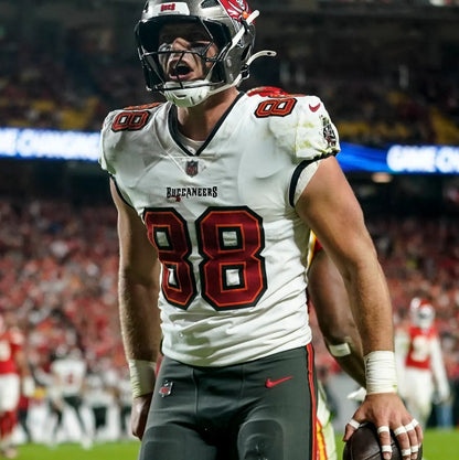 Cade Otton GAME-WORN💪Tampa Bay Buccaneers On-Field NFL Jersey🎽vs. Steelers🔥
