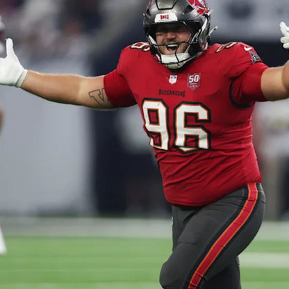 Greg Gaines GAME WORN 12/07/25 Tampa Bay Buccaneers OnField NFL Jersey vs New Orleans Saints Also includes COA 🛡️