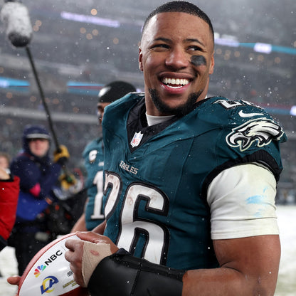 Saquon Barkley Signed✍️Philadelphia Eagles🦅NFL Jersey👕Includes PSA COA💥
