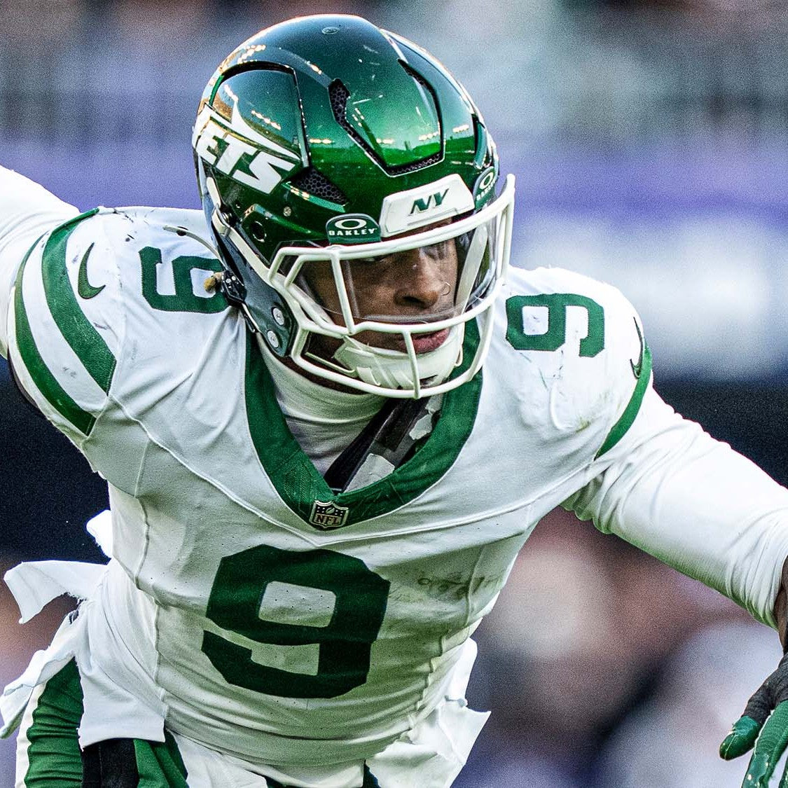 Will McDonald IV GAME WORN 💪 11/23/2025 New York Jets NFL Jersey 👕 vs Baltimore Ravens Also Includes Certificate of Authenticity 🛡️