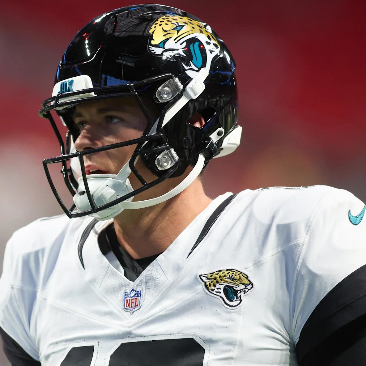 Mac Jones GAME WORN/USED 💪10/13/24 Jacksonville Jaguars 🐆 Nike NFL Jersey 👕 vs. Chicago Bears (London Game🌍) PSA Authenticated 🛡️