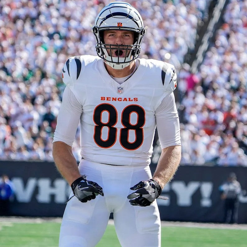 Mike Gesicki GAME WORN 09/21/25 💪 Cincinnati Bengals 🐅 NFL Jersey vs Minnesota Vikings Also Includes Certificate of Authenticity
