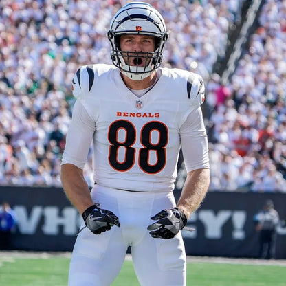 Mike Gesicki GAME WORN 09/21/25 💪 Cincinnati Bengals 🐅 NFL Jersey vs Minnesota Vikings Also Includes Certificate of Authenticity