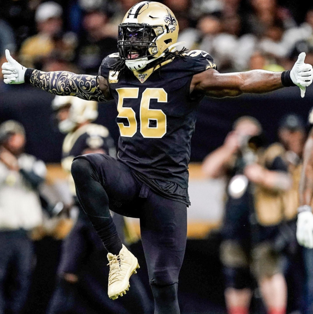 Demario Davis GAME ISSUED 💪 Pro Bowl Games 2024 New Orleans Saints Authentic Nike NFL Jersey 👕 With PSA Authenticity 🛡️