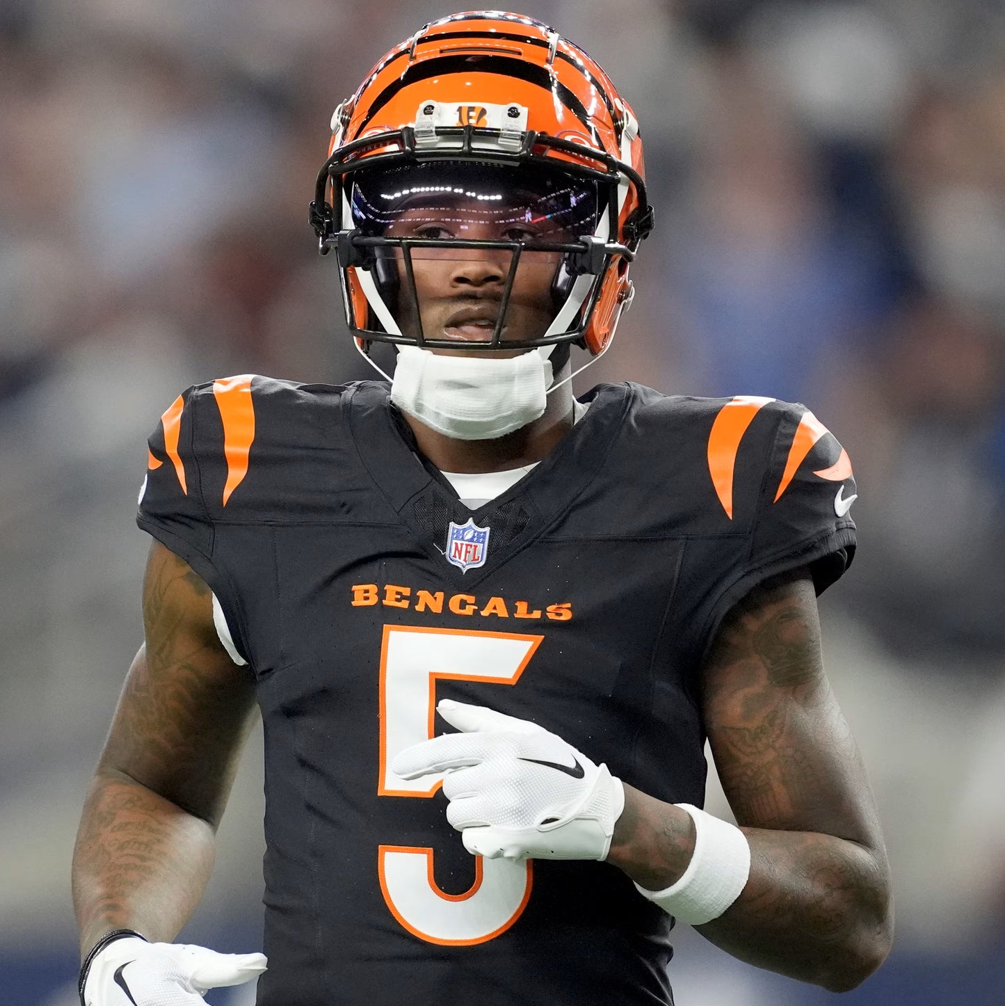 Tee Higgins GAME WORN 💪 10/26/25 Cincinnati Bengals 🐅 Nike NFL Jersey 👕vs New York Jets inc. COA 🛡️