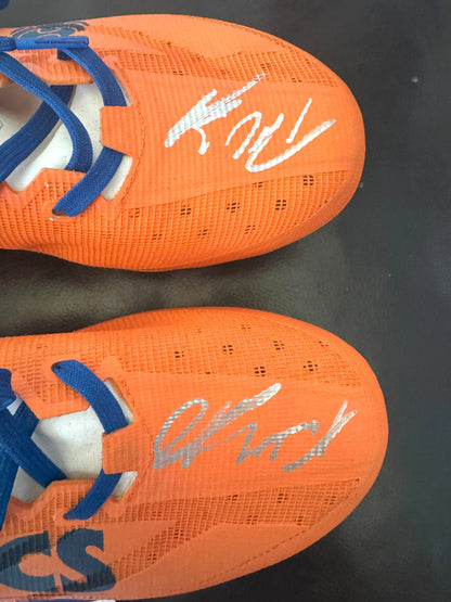 Dante Miller Hand Signed 🖊️ Game Issued 💪 New York Giants Cleats 2024 NFL Season 👟 Also includes PSA Authenticity 📄