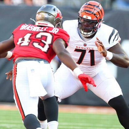 Amarius Mims GAME-WORN 09/29/25💪Cincinnati Bengals🐅NFL Jersey vs. Denver Broncos🐎