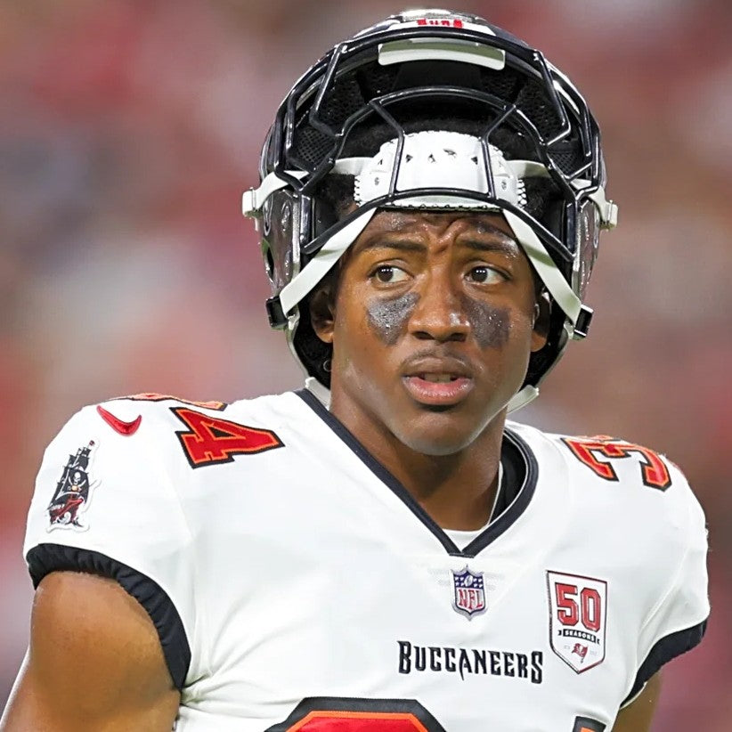Bryce Hall GAME-WORN 8/23/25 Tampa Bay Buccaneers OnField NFL Jersey vs.Bills