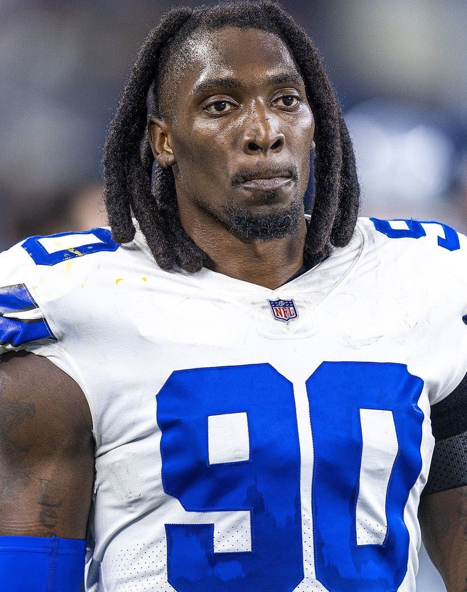 DeMarcus Lawrence GAME ISSUED 💪 Dallas Cowboys Pro Bowl Games Nike NFL Jersey 👕 Also includes COA