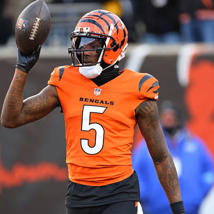 Tee Higgins GAME ISSUED 💪 Cincinnati Bengals 🐅 24-25 Season Nike NFL Jersey 👕 Inc. COA 📄