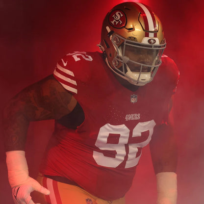 Jordan Elliott GAME USED💪10/20/24 PHOTO MATCHED📸San Francisco 49ers Jersey👕vs Kansas City Chiefs Special Crucial Catch Matchup
