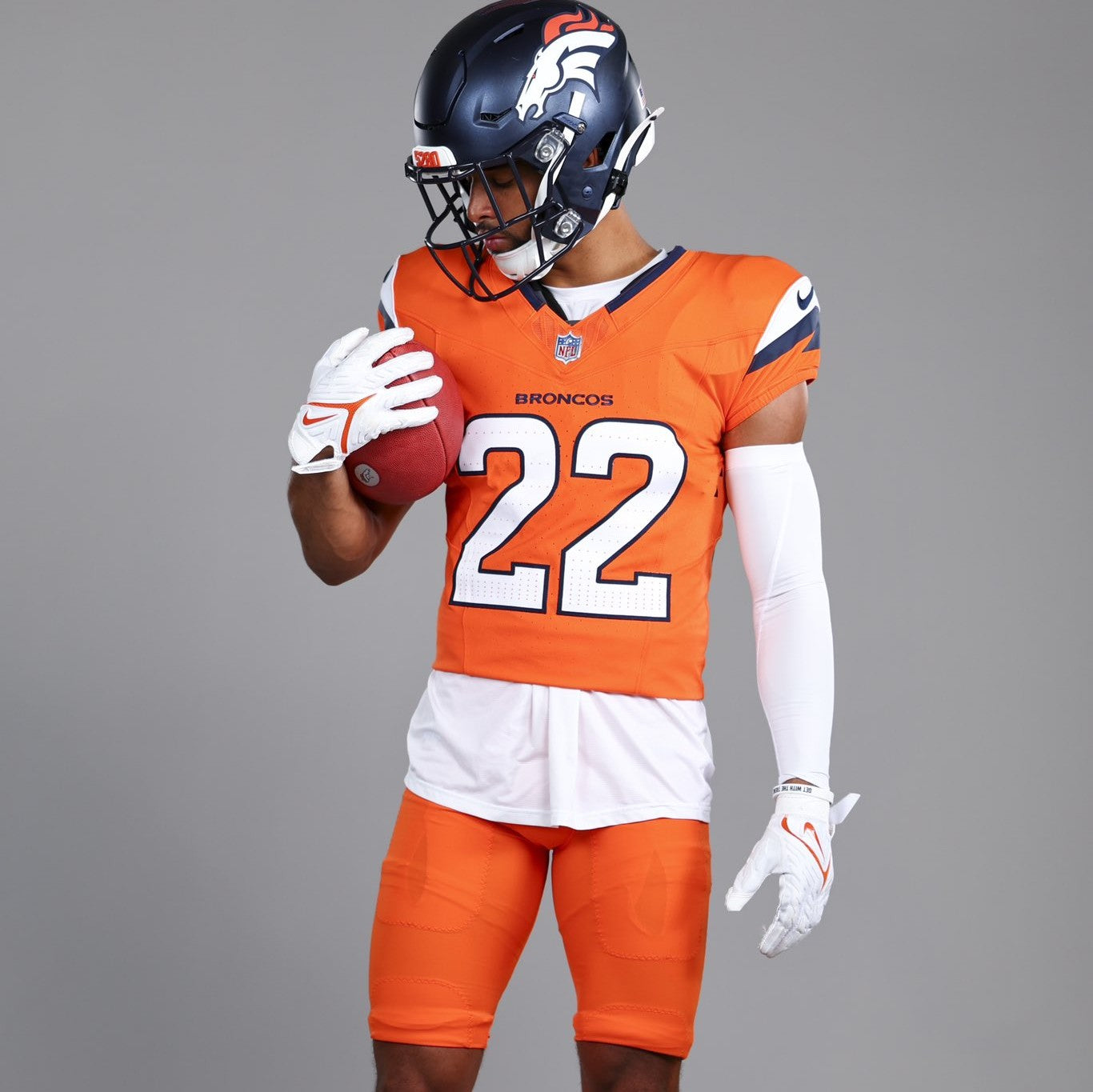Brandon Jones GAME WORN 10/13/24 Denver Broncos Nike NFL Jersey vs Los Angeles Chargers Inc. COA🛡️