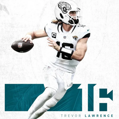 Trevor Lawrence GAME WORN 11/30/25 PHOTO MATCHED 📸 Jacksonville Jaguars NFL Jersey vs Tennessee Titans Also includes COA