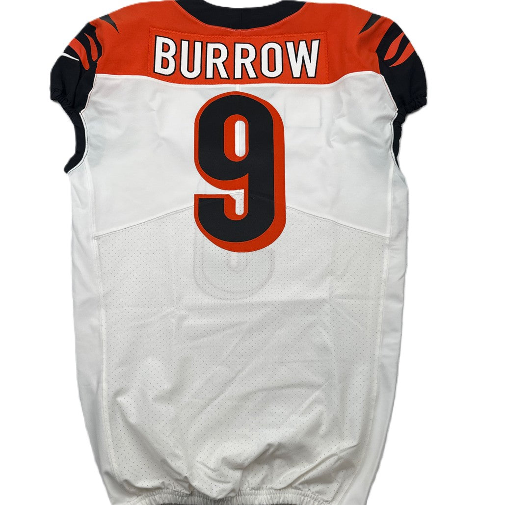 Joe Burrow Bengals Game-Issued On-Field NFL Jersey (Nike) Metabilia Certified💥Inc. Captains Patch