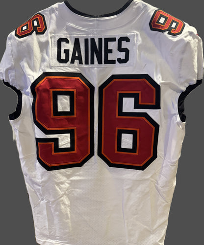 Greg Gaines GAME-WORN 8/23/25 Tampa Bay Buccaneers OnField NFL Jersey vs.Bills