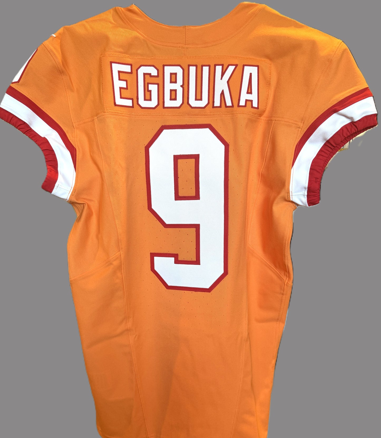 Emeka Egbuka GAME-ISSUED Tampa Bay Buccaneers On-Field NFL Creamsicle Jersey👕