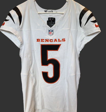 Tee Higgins GAME WORN/USED 09/07/25💪Cincinnati Bengals🐅NFL Jersey vs Cleveland Browns