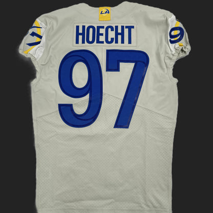 Michael Hoecht GAME ISSUED Los Angeles Rams Nike On-Field NFL Jersey Inc. COA
