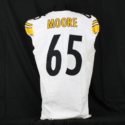 Dan Moore GAME WORN💪12/21/2024 PHOTO MATCHED📸Pittsburgh Steelers NFL Jersey👕Inc.COA💥 vs. Baltimore Ravens
