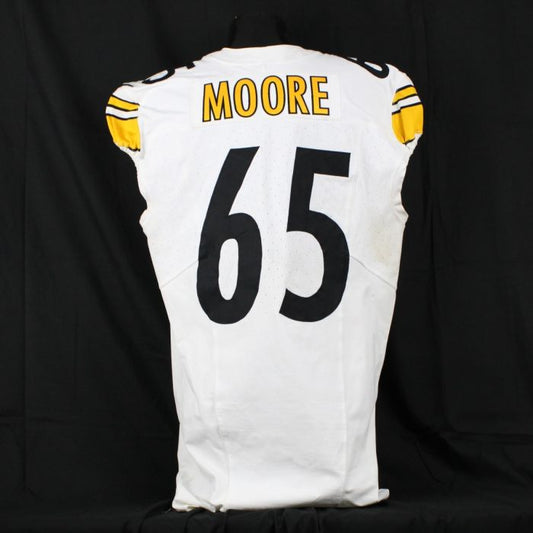 Dan Moore GAME WORN💪12/21/2024 PHOTO MATCHED📸Pittsburgh Steelers NFL Jersey👕Inc.COA💥 vs. Baltimore Ravens