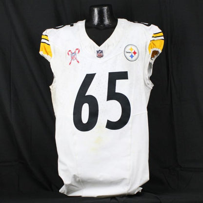 Dan Moore GAME WORN💪12/21/2024 PHOTO MATCHED📸Pittsburgh Steelers NFL Jersey👕Inc.COA💥 vs. Baltimore Ravens